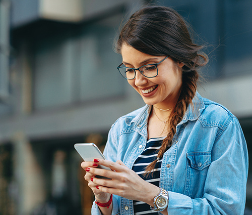 Girl On A Phone