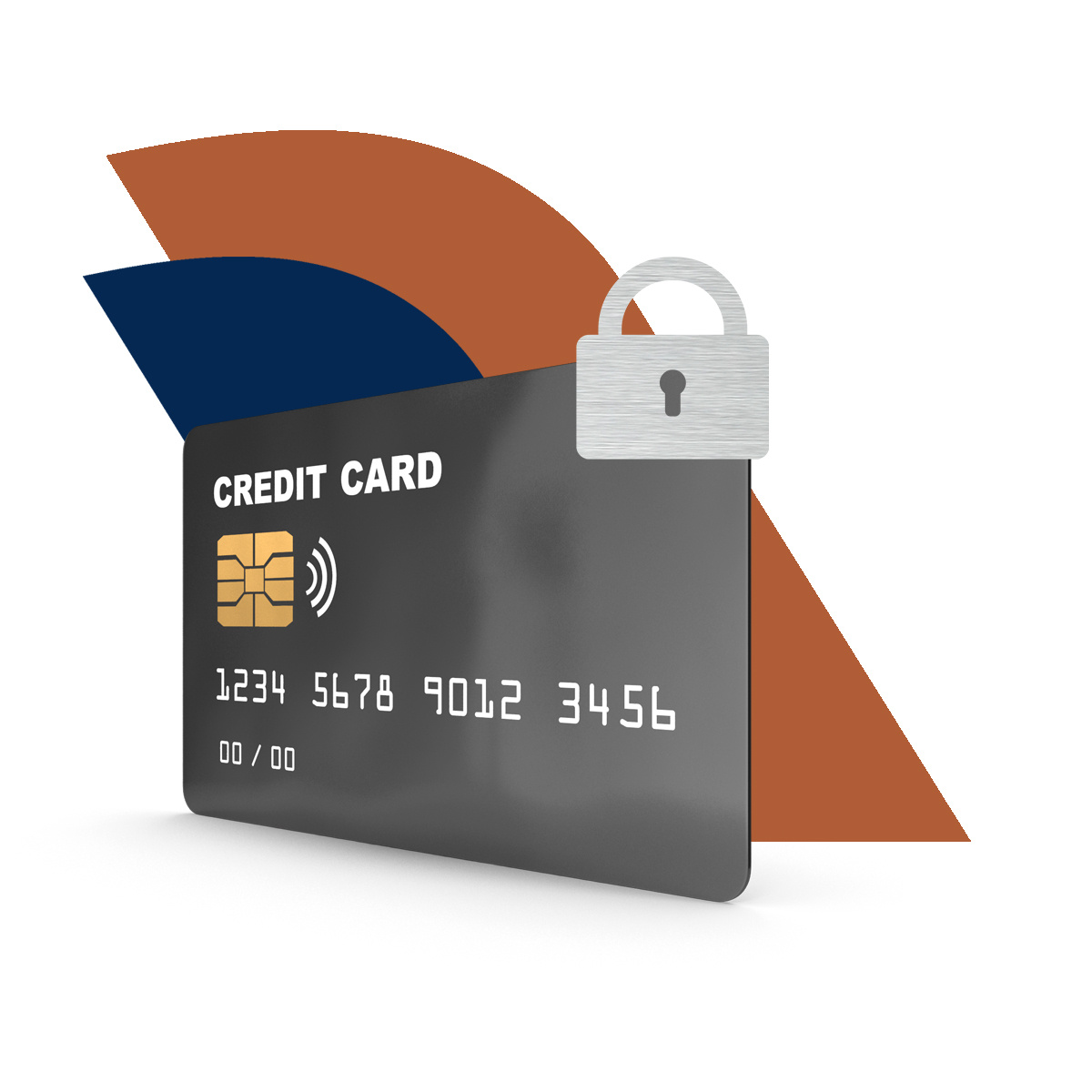 Grey Credit Card